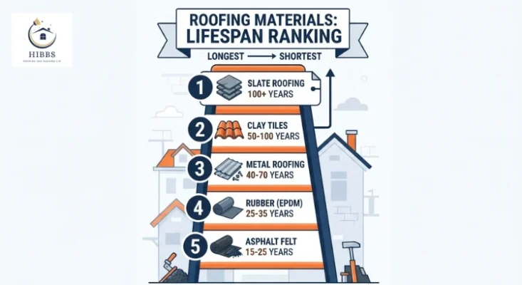 Average Roof Lifespan by Material