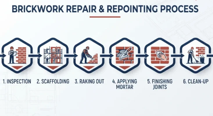 How a Professional Repointing Job Is Carried Out