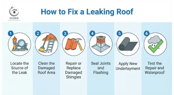 How to Fix a Leaking Roof (Step-by-Step)