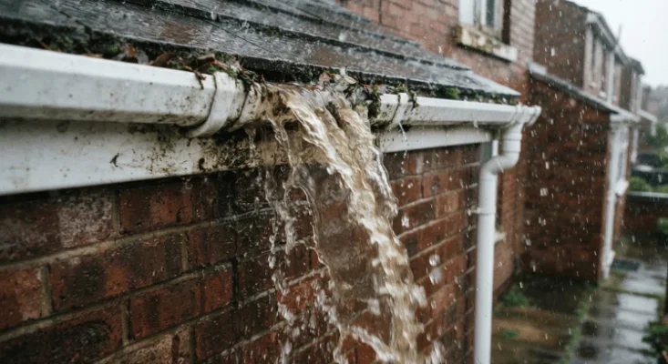 Water Overflowing During Rain