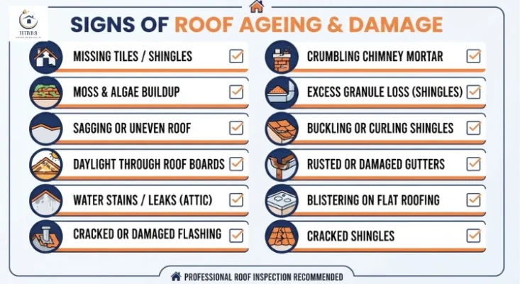 roof ageing checklist