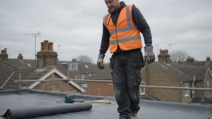 flat roofing in Ashford