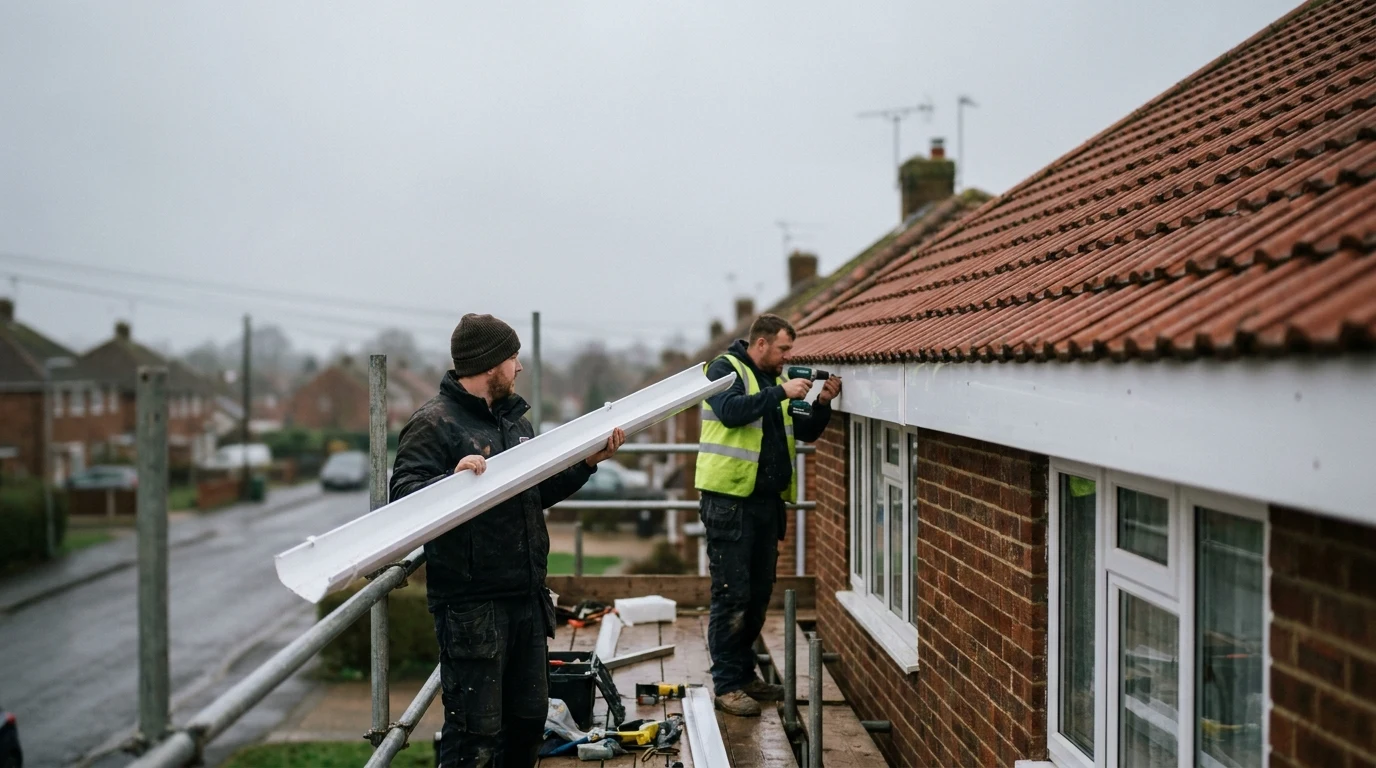 fascia soffits and guttering in ashford